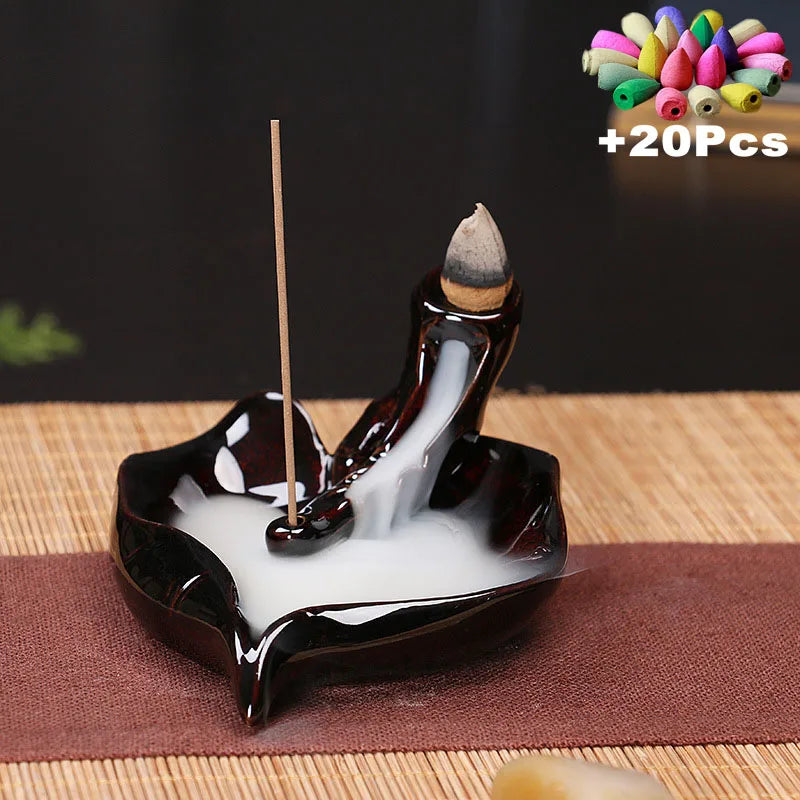 Ceramic Backflow Incense Burner