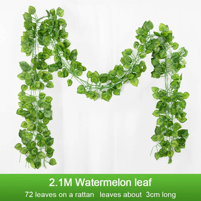 Silk Ivy Leaf Garland (2.1M)