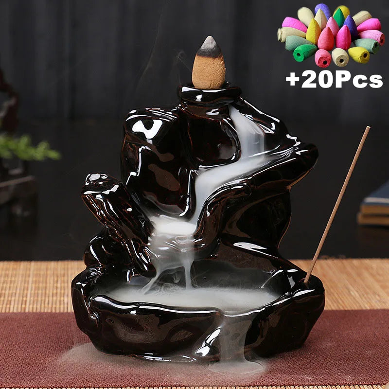 Ceramic Backflow Incense Burner