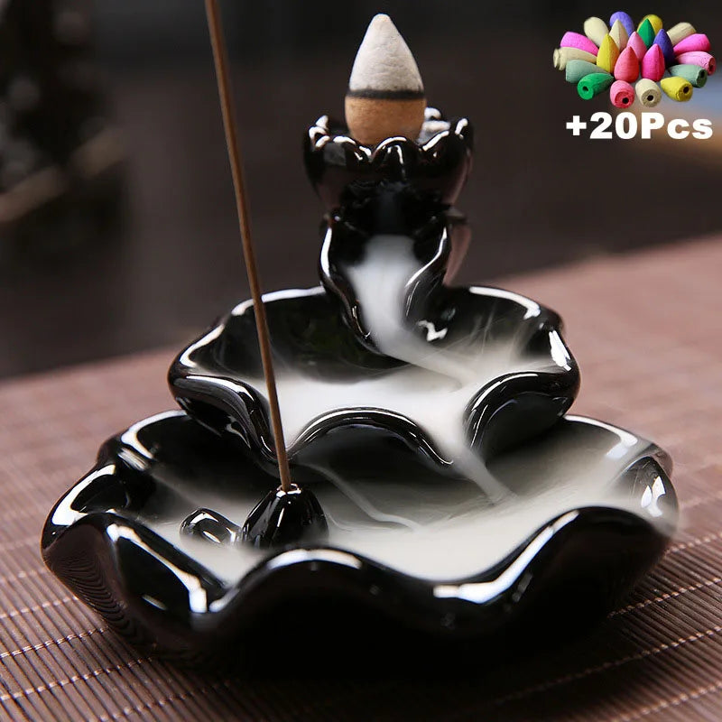Ceramic Backflow Incense Burner