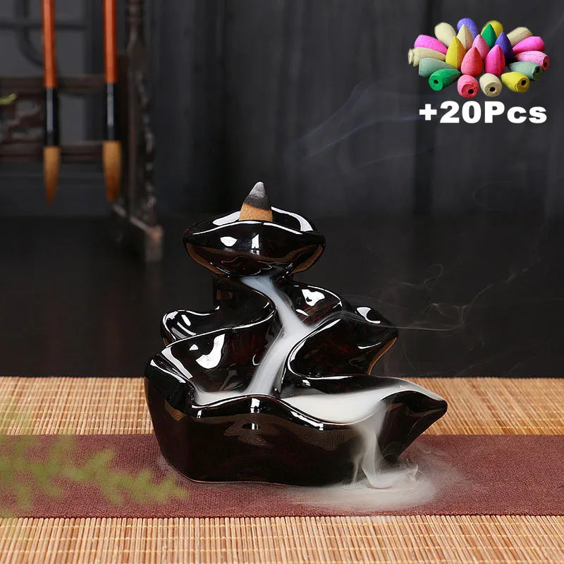 Ceramic Backflow Incense Burner