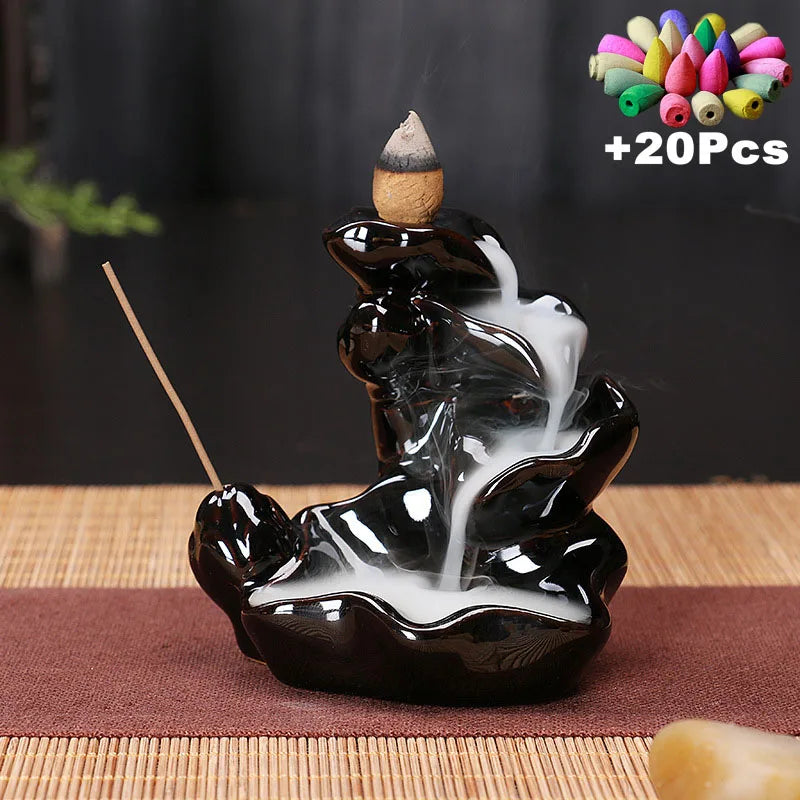 Ceramic Backflow Incense Burner