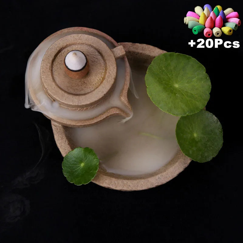 Ceramic Backflow Incense Burner