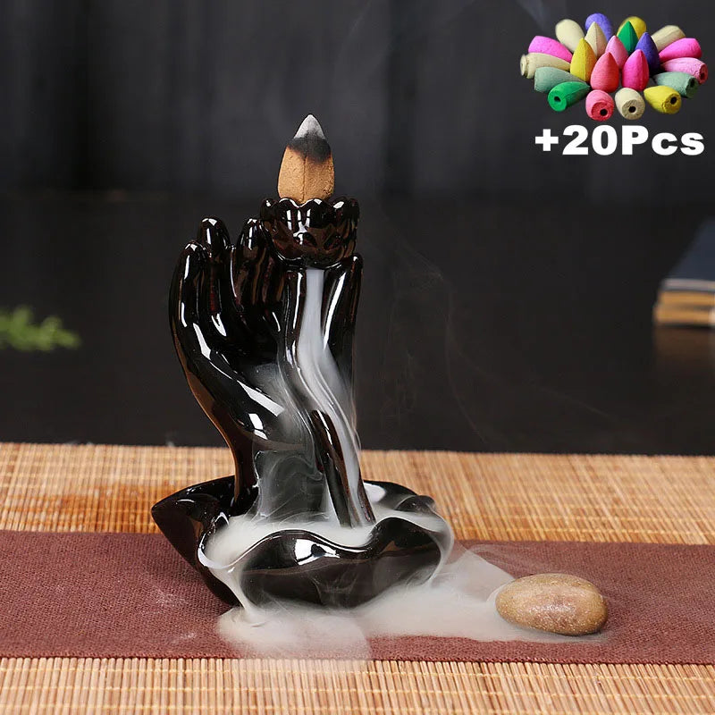 Ceramic Backflow Incense Burner