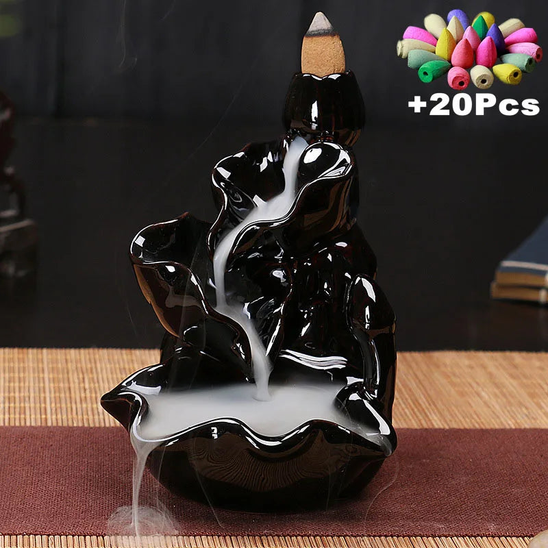 Ceramic Backflow Incense Burner