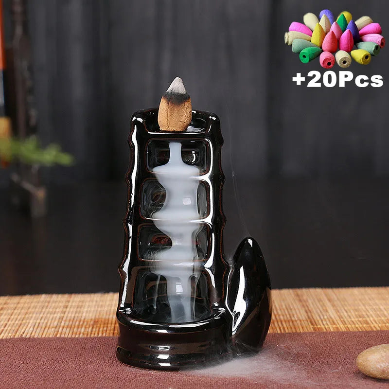 Ceramic Backflow Incense Burner