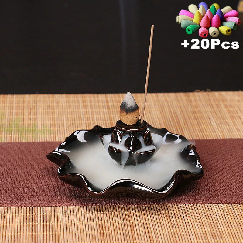 Ceramic Backflow Incense Burner