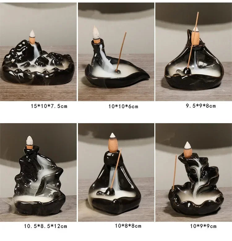 Ceramic Backflow Incense Burner