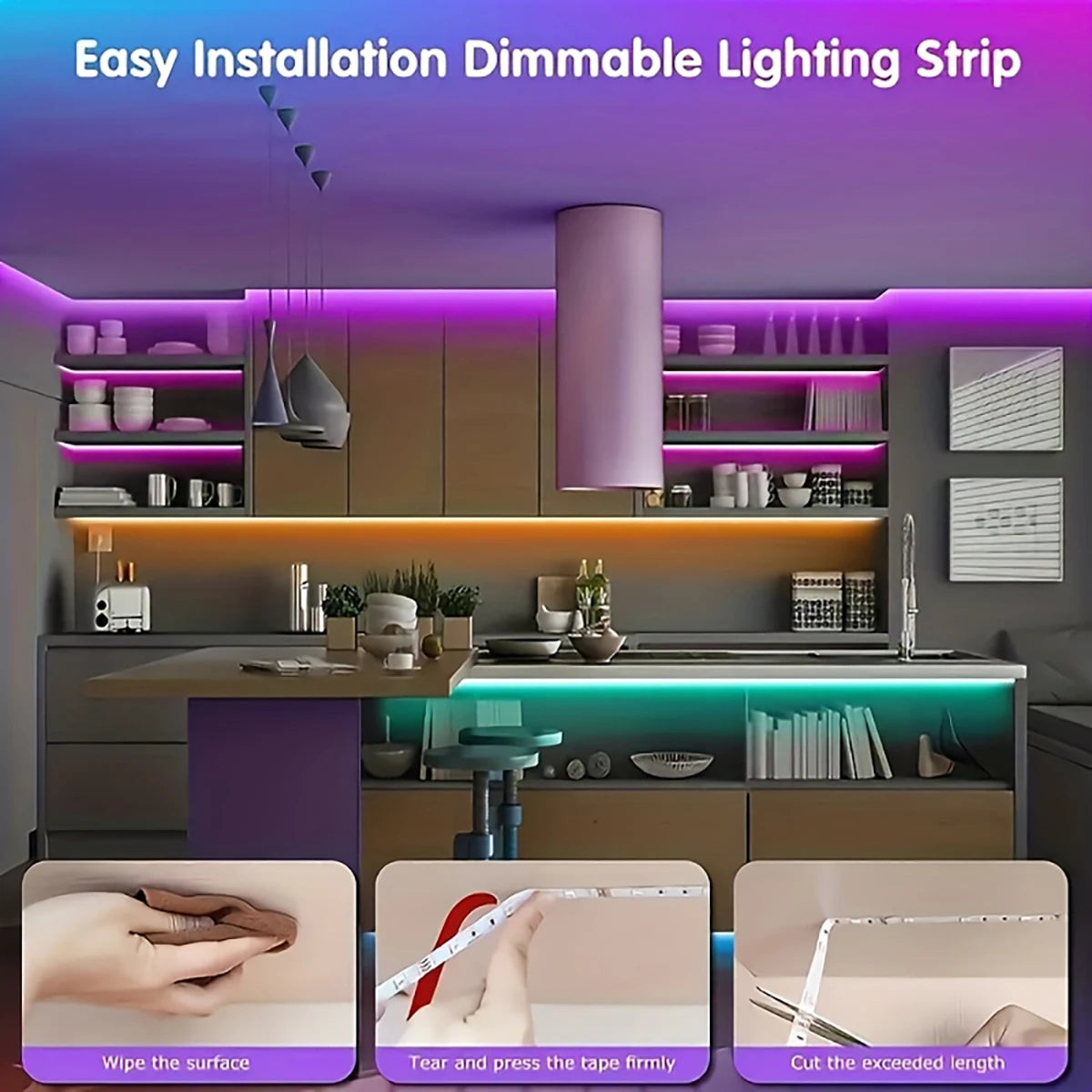 RGB LED Strip Lights (Remote)
