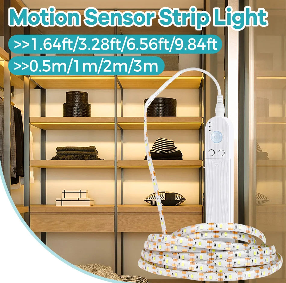 Motion Sensor LED Strip Light