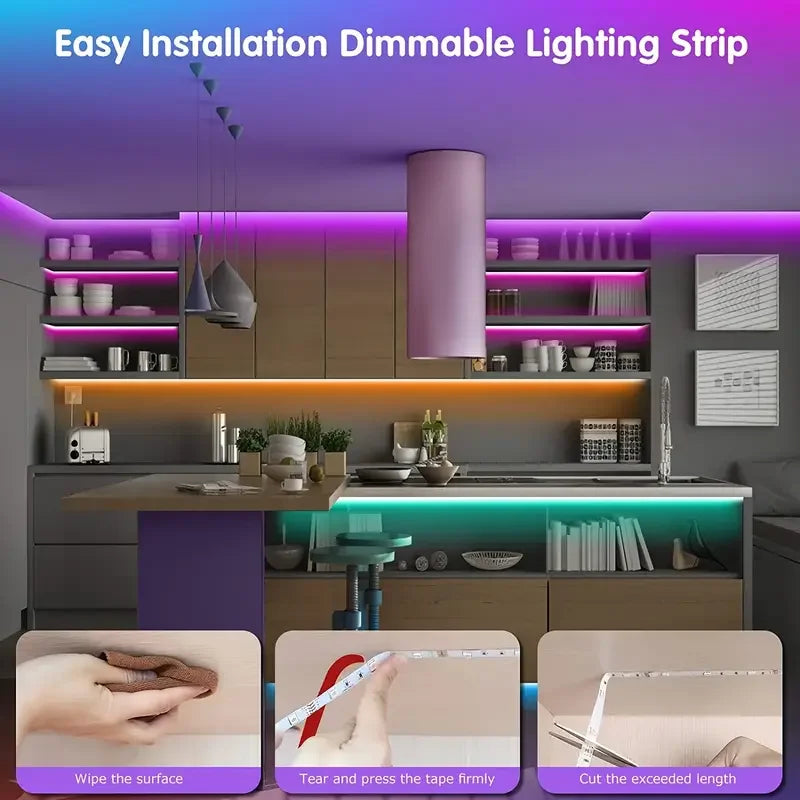 RGB LED Strip Lights (App Control)
