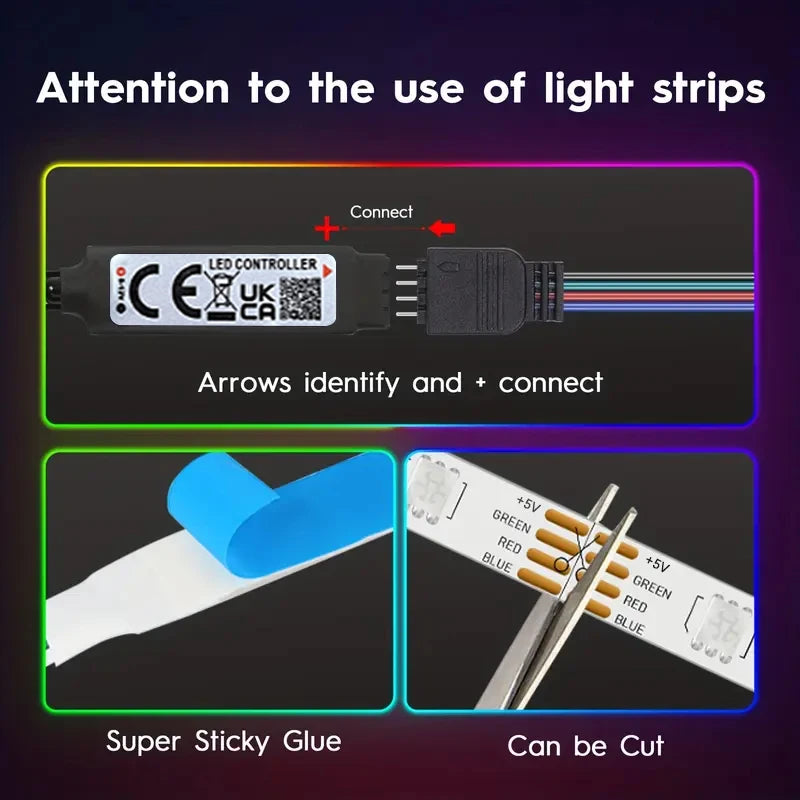 RGB LED Strip Lights (App Control)