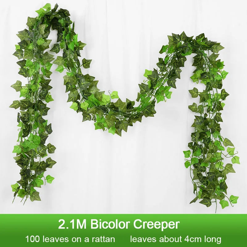 Silk Ivy Leaf Garland (2.1M)