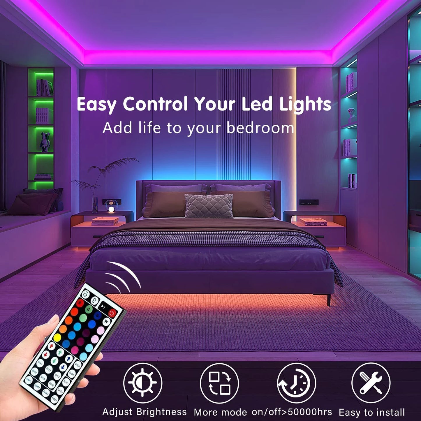 RGB LED Strip Lights (Remote)