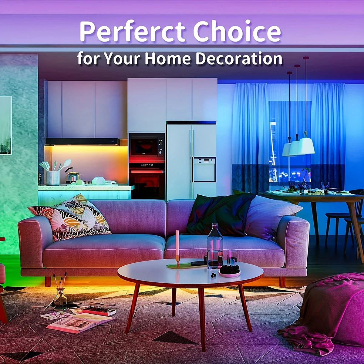 RGB LED Strip Lights (Remote)
