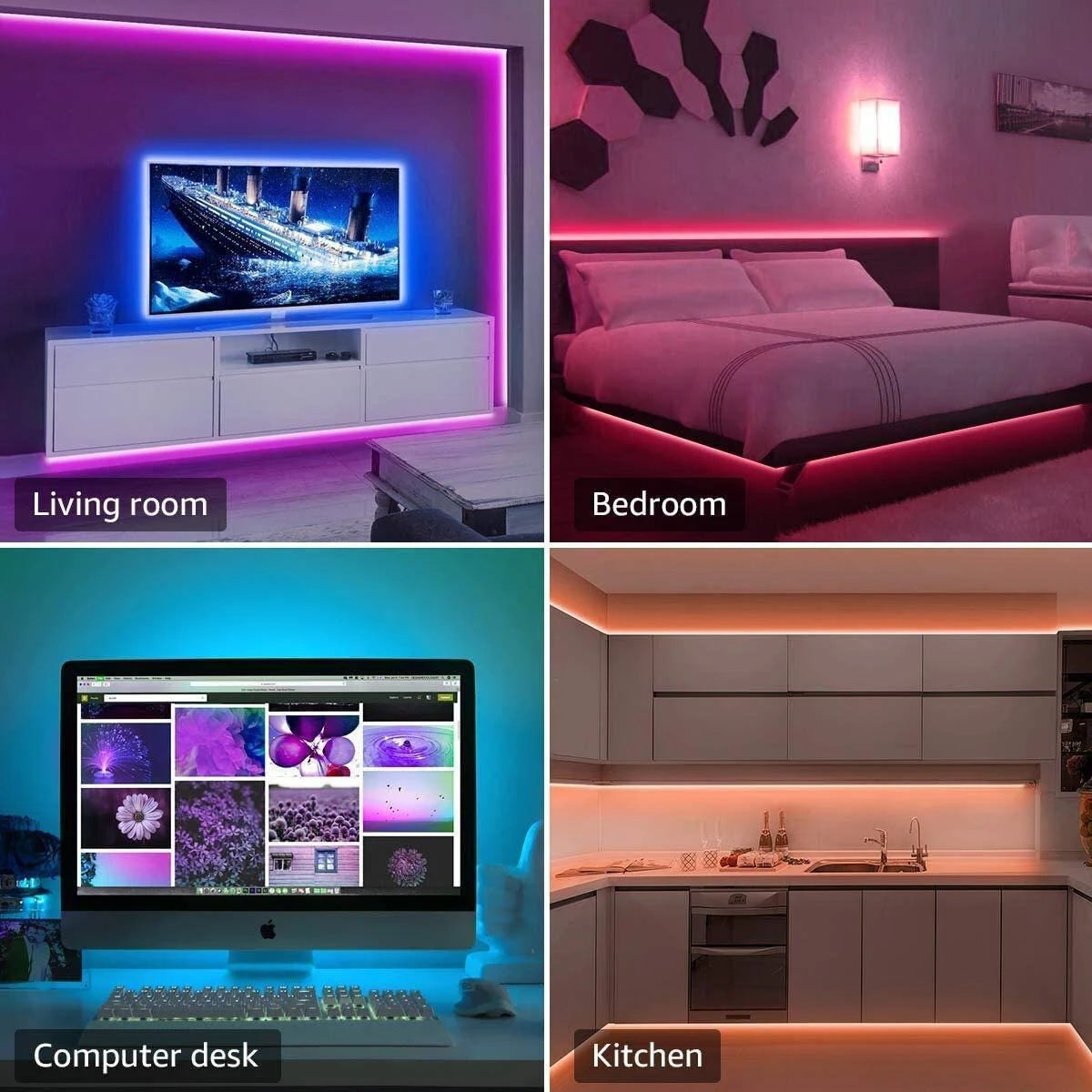 RGB LED Strip Lights (Remote)