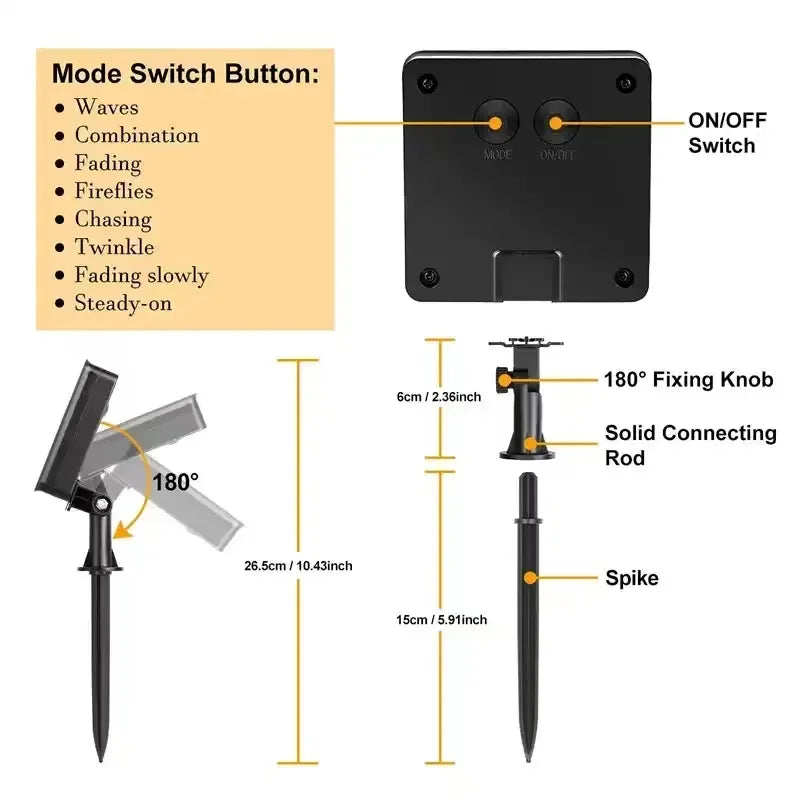 Solar LED Outdoor Fairy Lights