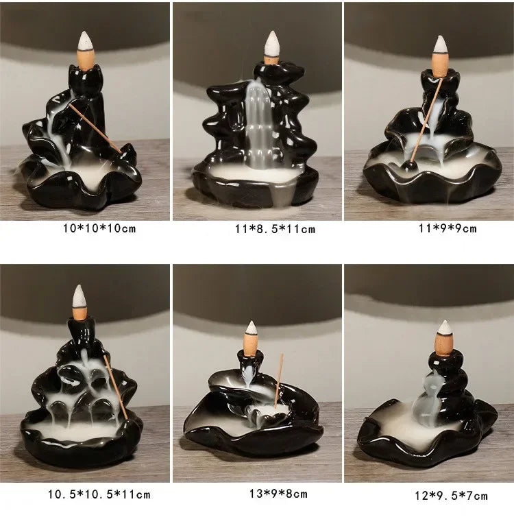 Ceramic Backflow Incense Burner