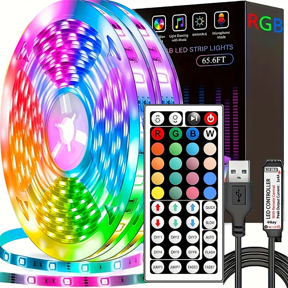 RGB LED Strip Lights (Remote)