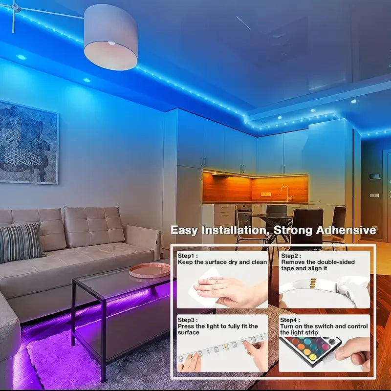 RGB LED Strip Lights (App Control)