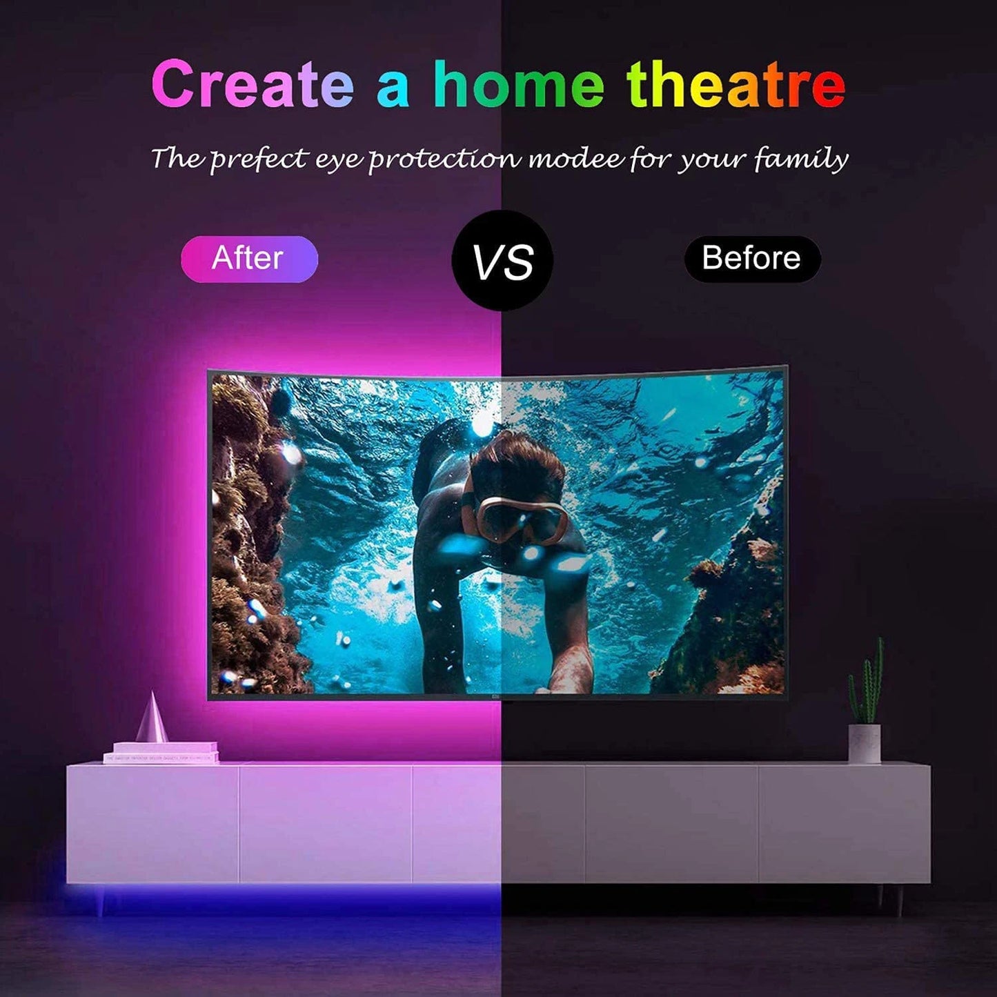 RGB LED Strip Lights (Remote)