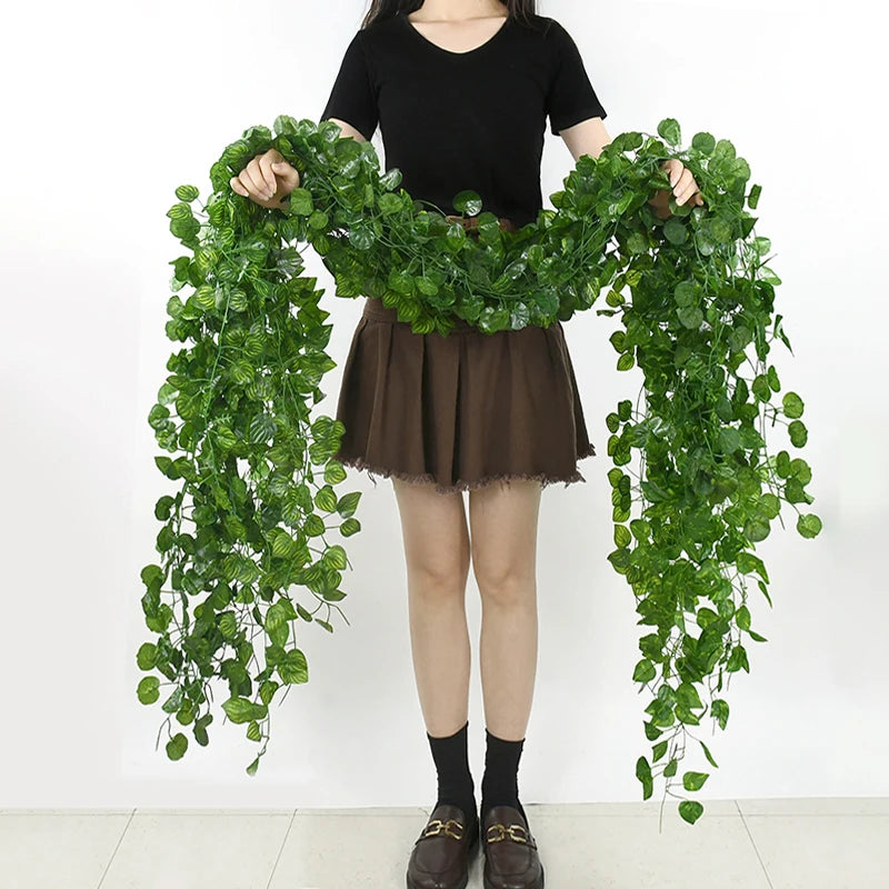 Silk Ivy Leaf Garland (2.1M)